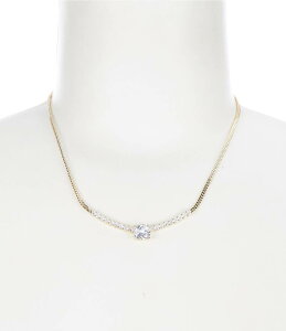 �Z�U���k ���f�B�[�X �A�N�Z�T���[ �l�b�N���X�E�`���[�J�[ ���[�X Cezanne Rhinestone Crystal CZ Collar Necklace Gold �S�[���h