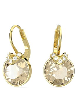 XtXL[ fB[X ANZT[ sAXECO Swarovski Bella Gold Tone V Crystal Drop Earrings Gold S[h