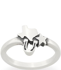 �W�F�[���Y �G�C�����[ ���f�B�[�X �A�N�Z�T���[ �w�� James Avery Texas Trio Band Ring Sterling Silver �V���o�[
