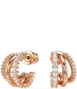 XtXL[ fB[X ANZT[ sAXECO Swarovski Hyperbola Crystal Hoop Earrings Rose Gold S[h