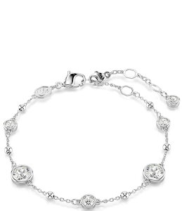 �X�����t�X�L�[ ���f�B�[�X �A�N�Z�T���[ �u���X���b�g�E�o���O���E�A���N���b�g Swarovski Imber Crystal Line Bracelet Silver �V���o�[