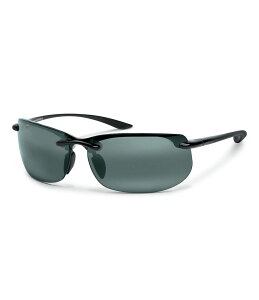yz }ECW fB[X TOXEACEFA ANZT[ Banyans PolarizedPlus2R Rimless 70mm Sunglasses Black