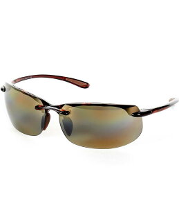 yz }ECW fB[X TOXEACEFA ANZT[ Banyans PolarizedPlus2R Rimless 70mm Sunglasses Brown