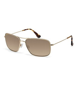 yz }ECW fB[X TOXEACEFA ANZT[ Wiki Wiki PolarizedPlus2R Aviator 59mm Sunglasses Gold