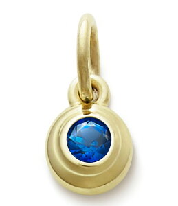 �W�F�[���Y �G�C�����[ ���f�B�[�X �A�N�Z�T���[ �l�b�N���X�E�`���[�J�[ James Avery 14K Gold Remembrance September Birthstone with Lab-Created Blue Sapphire Charm Gold/Blue Sapphire �u���[