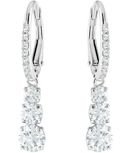 XtXL[ fB[X ANZT[ sAXECO Swarovski Attract Trilogy Round Crystal Drop Earrings Crystal