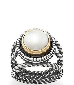 �W�F�[���Y �G�C�����[ ���f�B�[�X �A�N�Z�T���[ �w�� James Avery Marjan Cultured Pearl Ring Sterling Bronze �p�[��