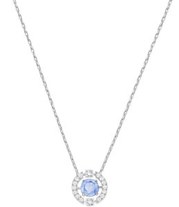 XtXL[ fB[X ANZT[ lbNXE`[J[ [X Swarovski Crystal Sparkling Dance Round Pendant Necklace Blue u[
