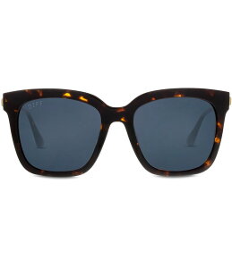 yz fBtACEFA fB[X TOXEACEFA ANZT[ Bella Polarized Oversized Square Sunglasses Tortoise