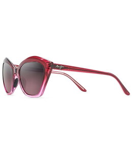yz }ECW fB[X TOXEACEFA ANZT[ Lotus PolarizedPlus2R Cat Eye 56mm Sunglasses Raspberry Fade