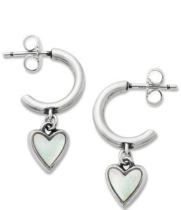 �W�F�[���Y �G�C�����[ ���f�B�[�X �A�N�Z�T���[ �s�A�X�E�C�������O James Avery Sweetheart Rouge Doublet Hoop Ear Posts Sterling Mother of Pearl �p�[��