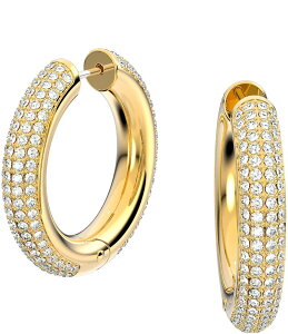 XtXL[ fB[X ANZT[ sAXECO Swarovski Dextera Rhinestone Crystal Hoop Earrings Gold S[h
