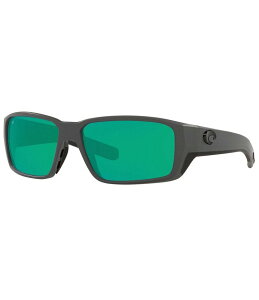 【送料無料】 コスタ レディース サングラス・アイウェア アクセサリー Men's Fantail Pro 580g 60mm Polarized Wrap Sunglasses Grey Green