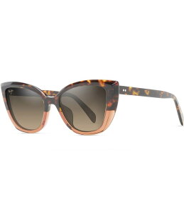 yz }ECW fB[X TOXEACEFA ANZT[ Women's Blossom PolarizedPlus2R Cat Eye 54mm Sunglasses Havana/Peach