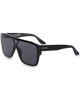 yz NGC fB[X TOXEACEFA ANZT[ Men's Tempo 54mm Shield Sunglasses Black/Black