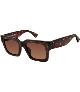 yz J[gWFCK[h fB[X TOXEACEFA ANZT[ Women's KGL1019 58mm Polarized Havana Square Sunglasses Havana