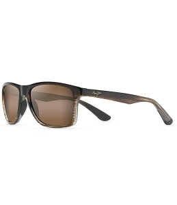 yz }ECW fB[X TOXEACEFA ANZT[ Onshore PolarizedPlus2R Rectangular 58mm Sunglasses Chocolate Fade