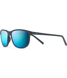 yz }ECW fB[X TOXEACEFA ANZT[ Lele Kawa Polarized Plus2R Classic 58mm Sunglasses Dark Navy Stripe