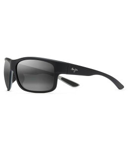 yz }ECW fB[X TOXEACEFA ANZT[ Southern Cross PolarizedPlus2R 66mm Sunglasses Soft Black with Sea Blue and Grey