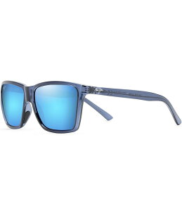 yz }ECW fB[X TOXEACEFA ANZT[ Cruzem PolarizedPlus2R Round 57mm Sunglasses Dark Translucent Blue