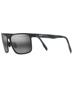 yz }ECW fB[X TOXEACEFA ANZT[ Wana PolarizedPlus2R Rectangular 61mm Sunglasses Matte Black