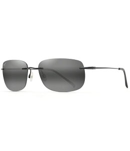 yz }ECW fB[X TOXEACEFA ANZT[ Ohai PolarizedPlus2R Rectangle 59mm Sunglasses Black Gloss