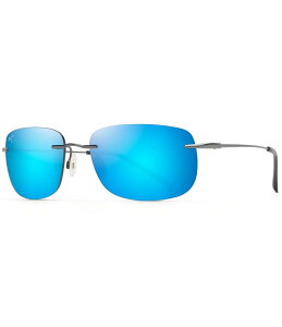 yz }ECW fB[X TOXEACEFA ANZT[ Ohai PolarizedPlus2R Rectangle 59mm Sunglasses Gunmetal