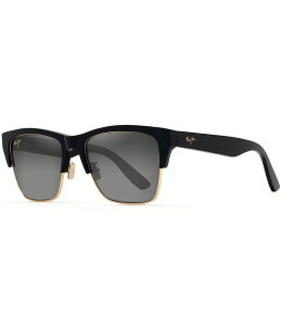 yz }ECW fB[X TOXEACEFA ANZT[ Unisex Perico PolarizedPlus2R Square 56mm Sunglasses Black Gloss