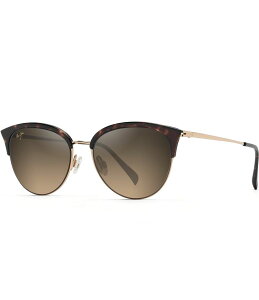 yz }ECW fB[X TOXEACEFA ANZT[ Women's Olili PolarizedPlus2R Cat Eye 55mm Sunglasses Tortoise