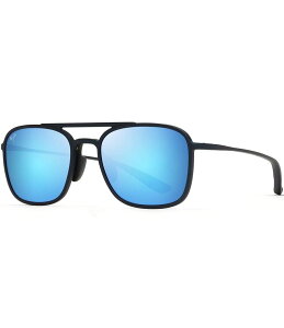 yz }ECW fB[X TOXEACEFA ANZT[ Unisex Keokea 55mm Aviator Sunglasses Matte Blue