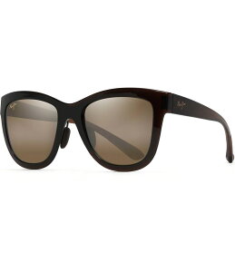 yz }ECW fB[X TOXEACEFA ANZT[ Unisex Anuenue 52mm Polarized Square Sunglasses Translucent Root Beer