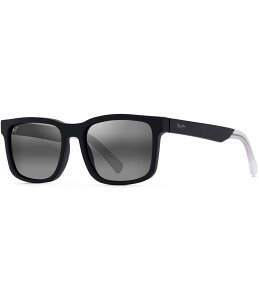 yz }ECW fB[X TOXEACEFA ANZT[ Unisex Stone Shack 55mm Polarized Square Sunglasses Matte Black