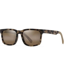 yz }ECW fB[X TOXEACEFA ANZT[ Unisex Stone Shack 55mm Polarized Square Tortoise Sunglasses Matte Tortoise