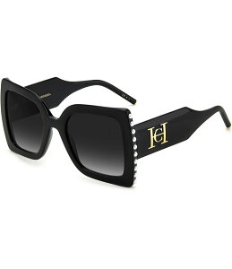 yz LCiw fB[X TOXEACEFA ANZT[ Women's CH0001 55mm Square Sunglasses Black