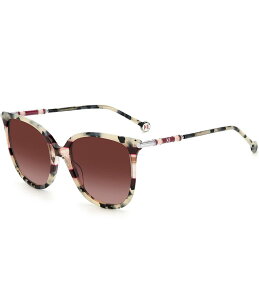yz LCiw fB[X TOXEACEFA ANZT[ Women's CH0023 55mm Tortoise Rectangle Sunglasses Nude Havana