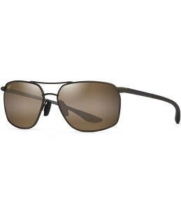 yz }ECW fB[X TOXEACEFA ANZT[ Men's Rectangular Puu Kukui Polarized Sunglasses Bronze