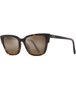 yz }ECW fB[X TOXEACEFA ANZT[ Women's 55mm Kou Cat Eye Polarized Sunglasses Tortoise