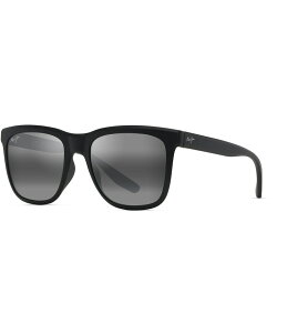 yz }ECW fB[X TOXEACEFA ANZT[ Unisex Pehu 55mm Polarized Square Sunglasses Matte Black