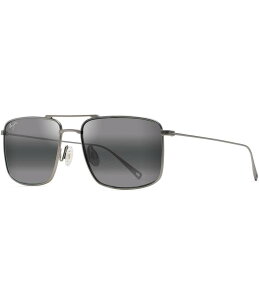 yz }ECW fB[X TOXEACEFA ANZT[ Men's Aeko 55mm Aviator Polarized Sunglasses Matte Titanium