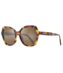 yz }ECW fB[X TOXEACEFA ANZT[ Women's Mamane 55mm Butterfly Polarized Sunglasses Tortoise