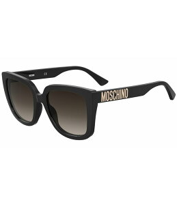 XL[m fB[X ANZT[ TOXEACEFA Moschino Women's MOS146S Square Sunglasses Black ubN
