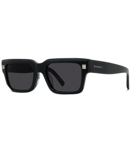 WoV[ fB[X ANZT[ TOXEACEFA Givenchy Women's GV Day 53mm Geometric Rectangle Sunglasses Black ubN