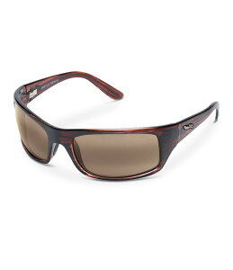 �}�E�C�W�� ���f�B�[�X �A�N�Z�T���[ �T���O���X�E�A�C�E�F�A �v���X�T�C�Y Maui Jim Unisex Peahi PolarizedPlus2R Wrap Tortoise 65mm Sunglasses Tortoise