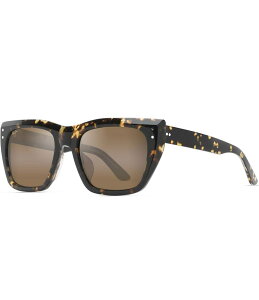 }ECW fB[X ANZT[ TOXEACEFA vXTCY Maui Jim Women's Aloha Lane PolarizedPlus2R Rectangle Havana 56mm Sunglasses Havana