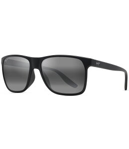 yz }ECW fB[X TOXEACEFA ANZT[ Men's Pailolo PolarizedPlus2R 58.5mm Rectangle Sunglasses Matte Black