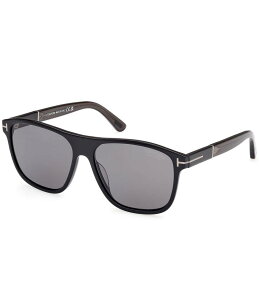 yz gEtH[h fB[X TOXEACEFA ANZT[ Men's Frances 58mm Square Polarized Sunglasses Black