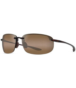 yz }ECW fB[X TOXEACEFA ANZT[ Unisex Ho'okipa XL PolarizedPlus2R 67mm Oval Sunglasses Tortoise