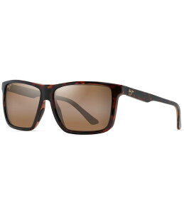 yz }ECW fB[X TOXEACEFA ANZT[ Men's Mamalu Bay PolarizedPlus2R 59.5mm Square Sunglasses Cherry Tortoise