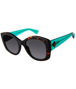 J[gWFCK[h fB[X ANZT[ TOXEACEFA Kurt Geiger London Women's KGL1008 Shoreditch Large 53mm Tortoise Framed Oval Sunglasses Havana Green O[