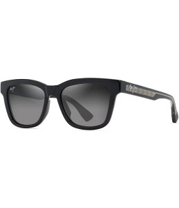 yz }ECW fB[X TOXEACEFA ANZT[ Unisex Hanohano PolarizedPlus2R52mm Square Sunglasses Black